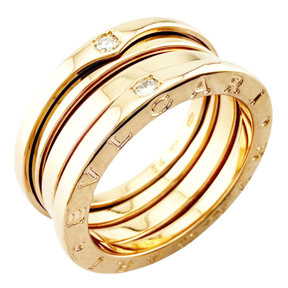 Bulgari B.zero1 3-band ring, 1, 18K pink gold, diamond, women's BVLGARI - Picture 1 of 6